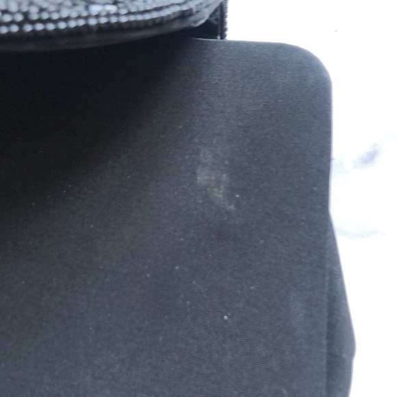 Made in Italy Black Clutch Beaded Evening Purse LP by Perfetto - Picture 12 of 13